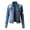 Light Blue, variant on Lovskoo 2024 Women's Spring Long Sleeve Denim Jean Jacket Button Down Shirt Distressed with Pockets Ripped Slim Top Jacket Cardigan Black