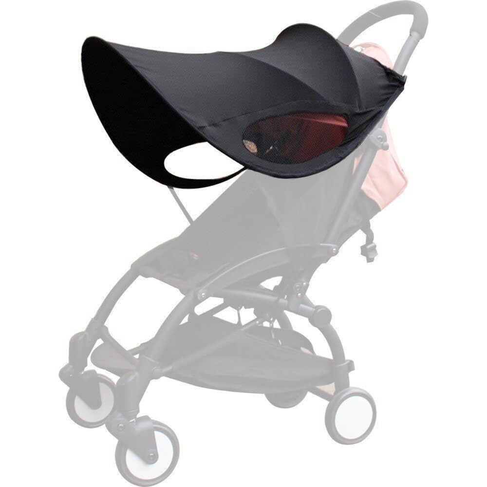 RUseeN Sun Shade for Strollers Universal UV Protection Cover Strollers Cover BreathableAdjustable Stroller Sun Shade Summer Stroller Accessories Sunscreen Cover Baby Stroller Windshield