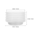 thumbnail image 2 of ETHZZLE Hammer Drill Dust Protector White Dust Collector Cover for Power Tools with Versatile Fit, 2 of 8
