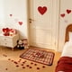 thumbnail image 5 of Tapete de cocina para San Valentín | Alfombra absorbente antideslizante de 40 x 60 cm | Felpudo de poliéster para entrada, baño y lavabo | Decoración navideña multicolor, 5 of 6