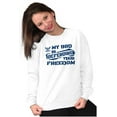 thumbnail image 3 of US Navy Logo Bro Defending Freedom Unisex Plus Size Sweatshirt Brisco Brands 2X, 3 of 4