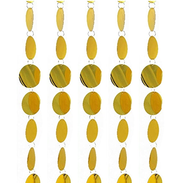 Wosthever Lentejuelas Cortina Festival Fiesta Suministros PVC Lentejuelas Cortinas Interior Decorativo DIY Boda Suministros Kits de decoración para fiestas oro