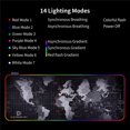 thumbnail image 2 of RGB Gaming Mouse Pad - Large Led Keyboard Pad  Mouse Mat with HD Map  Smoothly Waterproof Surface  Non-Slip Rubber Base  31.5”” X 11.8”” & 14 Light Modes, 2 of 7
