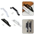 thumbnail image 4 of Poignée de Porte de Grange en Fer Noir Robuste pour Lit Glissant Garage, 4 of 7