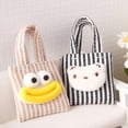 thumbnail image 2 of Mightlink Miniature Canvas Bag with Pattern,Fabric Mini Bag for Dolls Dress Up Toys,DollHouse Accessories for 1/6 1/12 Scale Dolls, 2 of 7
