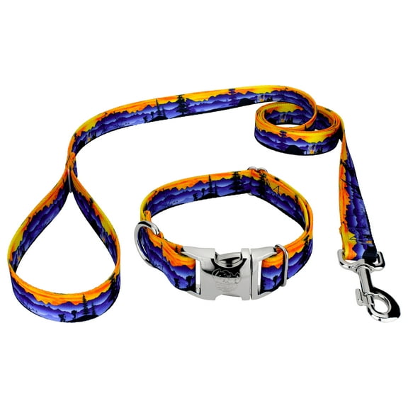 Country Brook Petz® Premium Great Outdoors Dog Collar and Leash, Large