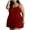 Red, variant on Sentmoon Sun Dresses Women Formal Sleeveless Crew Neck Women's Dress Spring Solid Color Regular Fit Oversized Spaghetti Strap Vacation Dress Stylish for Work and Office L