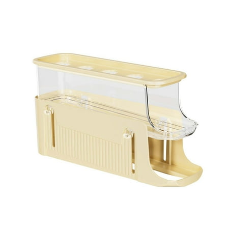 

Dish Racks For Kitchen Counter Egg Storage Box Home Decoration Drum Egg Holders Space Saving Egg Storage Boxes Refrigerator Egg Dispensers Countertop Egg Holders Slim Egg Holders