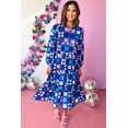 thumbnail image 3 of FOLUNSI Robe Midi à Fleurs : Élégance Gracieuse, Touche Romantique, 3 of 8