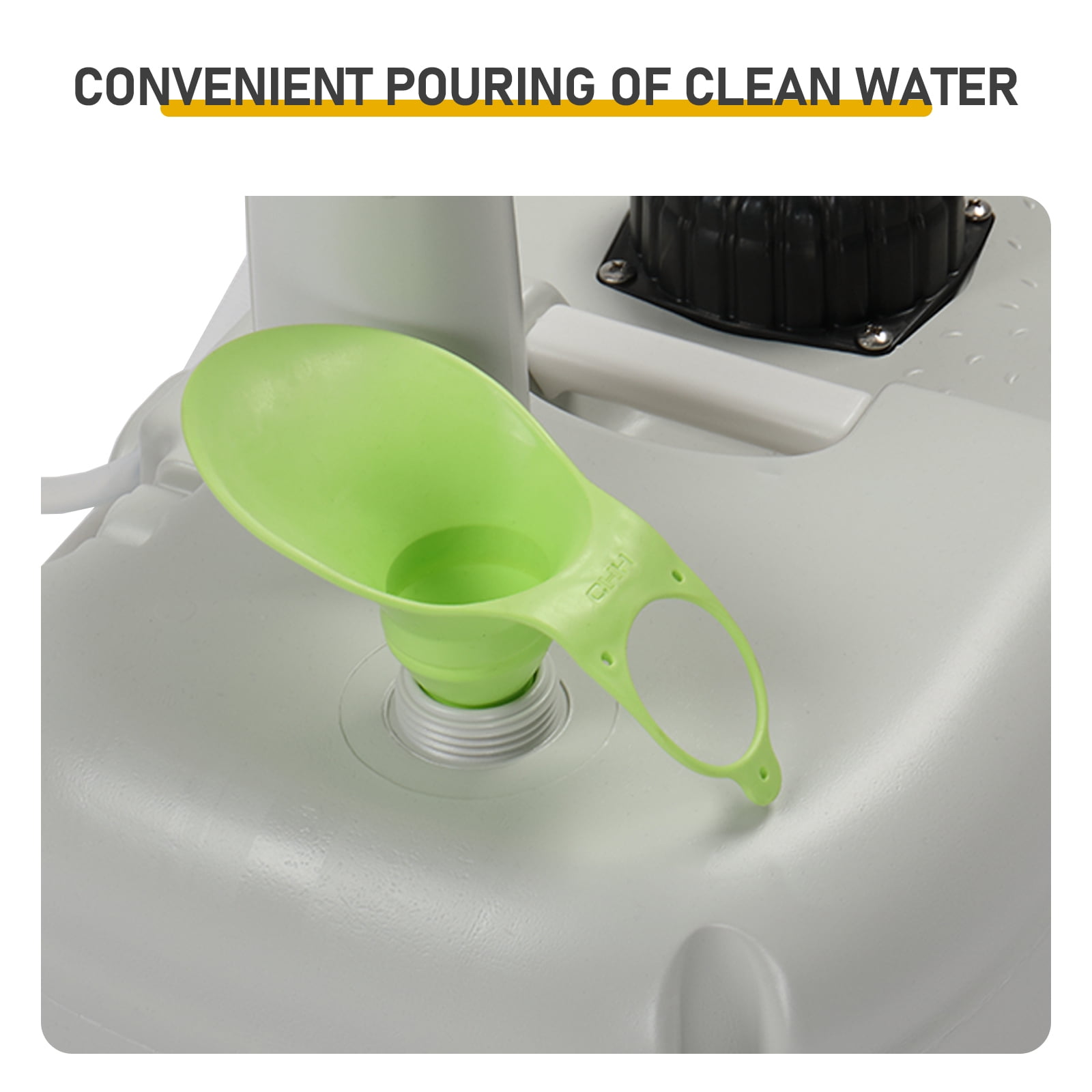 Portable Removable Outdoor Hand Sink with 24L Recovery Tank