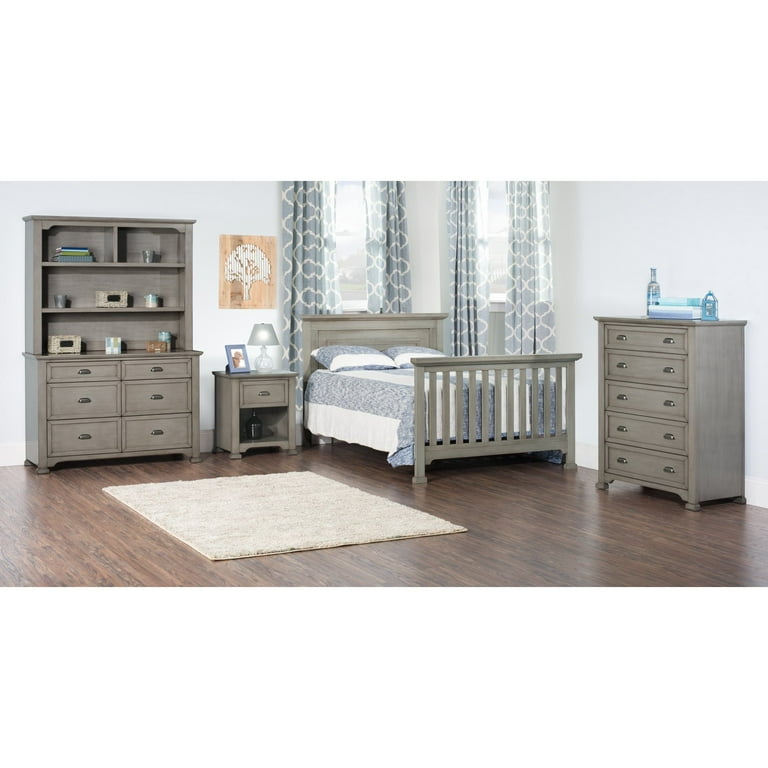 Child Craft Roland 4 in 1 Convertible Baby Crib Matte White