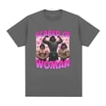 thumbnail image 1 of Camiseta Sam Sulek con texto "Miedo a las mujeres", humor, gimnasio, fitness, camisetas gráficas, hombre, mujer, algodón, informal, talla grande, 1 of 8