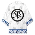 thumbnail image 1 of Gintama Sakata Gintoki Cosplay Cloak Kimono Cardigan Robe Cospaly Costume Print Casual Coat, 1 of 2