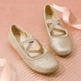 thumbnail image 4 of Zapatos de Vestir para Niña DREAM PAIRS Angie-2 Dorados Mary Jane, 4 of 6