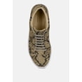 thumbnail image 6 of ASHFORD Snake Print Handcrafted Sneakers, 6 of 7