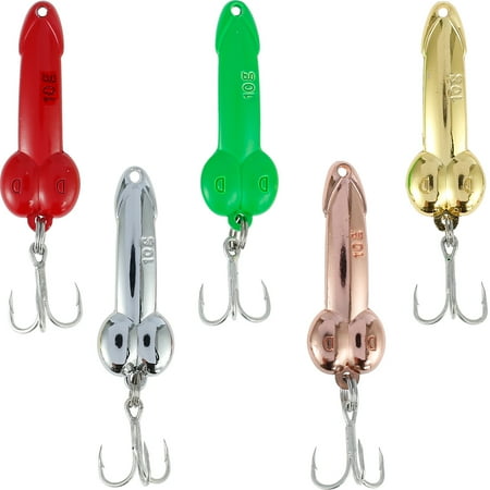 Duety 5pcsFishing Lures Fishing Spoons Lures Fishing Treble Hooks Spinning Lures Casting Spoon Lure Hard Metal Zinc Alloy Fishing Hooks