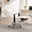 Cream, variant on OKUP Executive Reclining Office Chair with Footrest, Microfiber Leather 170° Recline, Cream, 420 lbs Support