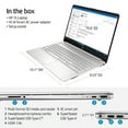 thumbnail image 4 of [Windows 11 Pro] HP 15 Business Laptop, 15.6" FHD Micro-Edge, Quad-Core i5-1135G7 up to 4.2GHz (Beat i7-1065G7), 16GB DDR4 RAM, 256GB PCIe SSD, 802.11AC WiFi, Bluetooth 4.2, Type-C, 64GB Flash Drive, 4 of 5