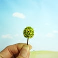 thumbnail image 4 of Edificio juguete modelo bola árbol miniatura paisaje diseño arena realista flor artificial simulación simulación fake plantas 30 paquetes Sweethay HA011966-00, 4 of 7