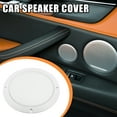 thumbnail image 2 of Cubierta de altavoz de Metal para coche 2 uds Unique Bargains Protector de bocina para parrilla de Subwoofer color blanco, 2 of 7