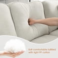 thumbnail image 4 of Modular Sectional Sofa,Modern U Shape Sectional Sofa,7 Seat Fabric Sectional Sofa Set with 3 Pillows Included for Living Room,Apartment,Office,Beige, 4 of 7