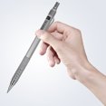 thumbnail image 4 of 0.7mm Mechanical Pencil Starter Set Automatic Pencils Refill Leads for Writing Drawing Drafting(Silver), 4 of 6