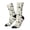 2 Black-2, variant on Vintage Moon Fox Print Adult Socks for Men & Women,Calf Socks, Ankle Socks,Boots Socks,Breathable Casual Sock,Unisex Crew Socks