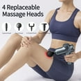 thumbnail image 6 of CHUNYAN Deep Tissue Massage Gun Portable, Mini Electric Muscle Massager, Suitable for Relieving Back, Neck and Body Pain, with 4 Heads and 6 Speeds, 6 of 7
