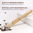 thumbnail image 5 of Juego de 6 uds de cepillos para café, Kit profesional de cepillos para Espresso, mango de madera pesado y cerdas naturales, cepillo para máquina de café para quitar el polvo de madera, 5 of 5