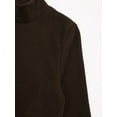 thumbnail image 4 of IEFIEL Kids Girls Long Sleeve Warm Tops Basic Layer T-Shirt Solid Color Undershirt Thermal Tops Coffee 11-12, 4 of 7