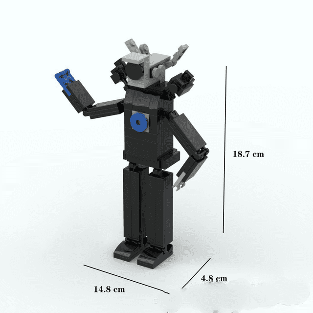 Juguete Building Block Toilet Man de 100 a 200 piezas para más de 14 años