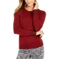 thumbnail image 1 of Charter Club Merino Wool Button-Cuff Crewneck Sweater, Created for Macy's - C..., 1 of 1