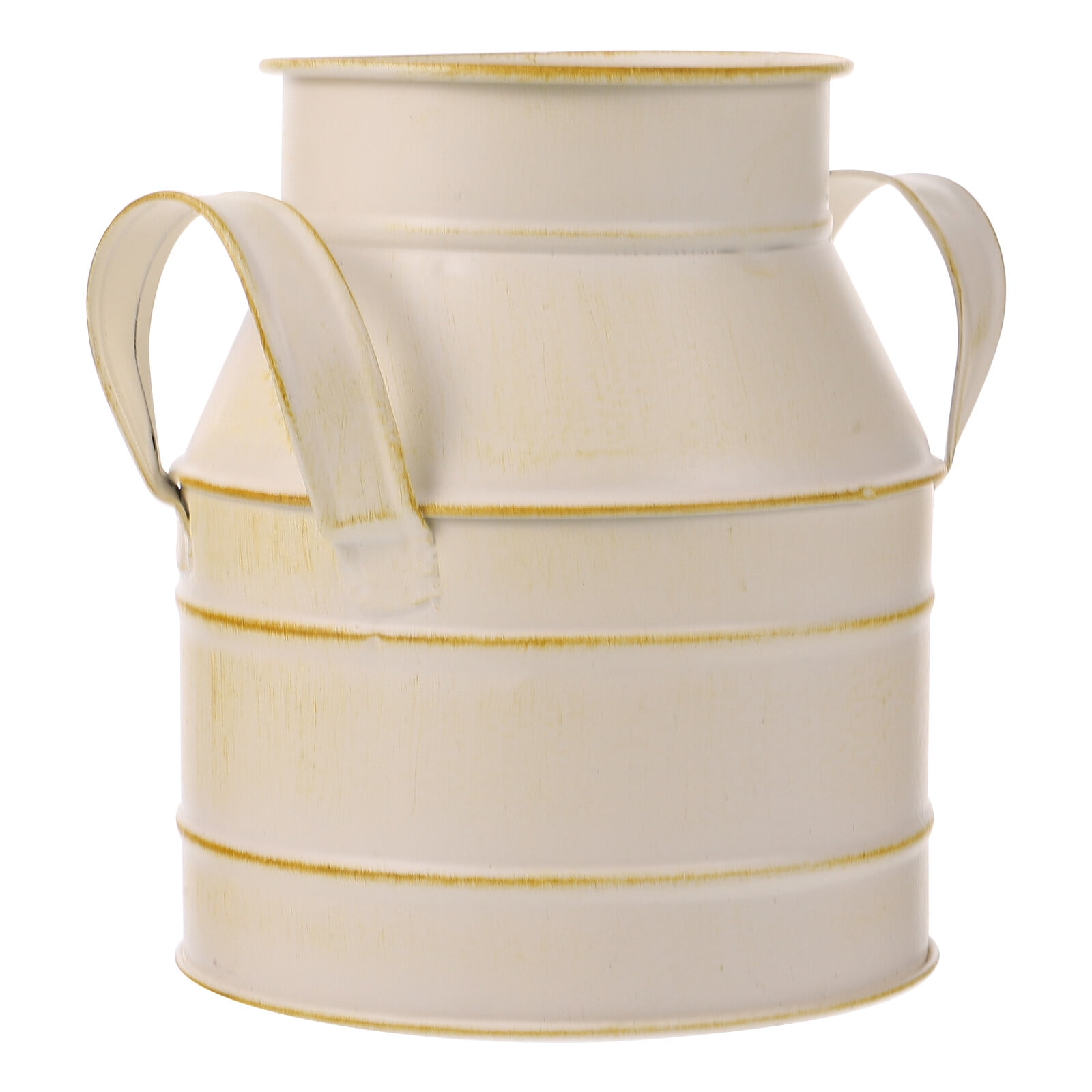 Vase Flower Metal Rustic Vases Bucket Jug Vintage Pot Can Pitcher