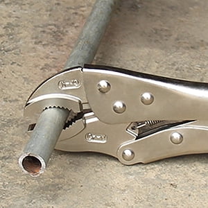 "12-Inch Heavy Duty Locking Pliers, Curved Jaw Vise Grip with Chrome Vanadium Steel - Welding Clamp for Metalworking & Fabrication"