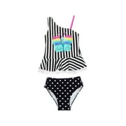 Flapdoodles girls Butterfly Swimsuit, 2T