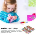 Spatiy 98pcs Loom Potholder Loops Weaving Loom Loops Weaving Craft ...