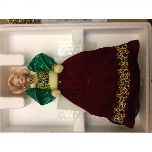 holiday jewel porcelain barbie