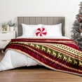 thumbnail image 2 of Manta Premium Navideña Pavilia Sherpa Fleece 150x200cm, 2 of 9