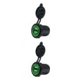 thumbnail image 3 of Seitruly Encendedor de cigarrillos para coche y motocicleta, USB Dual de 12V-24V, enchufes para encendedor de cigarrillos para coche, barco, No.03 2Conjunto, 3 of 6