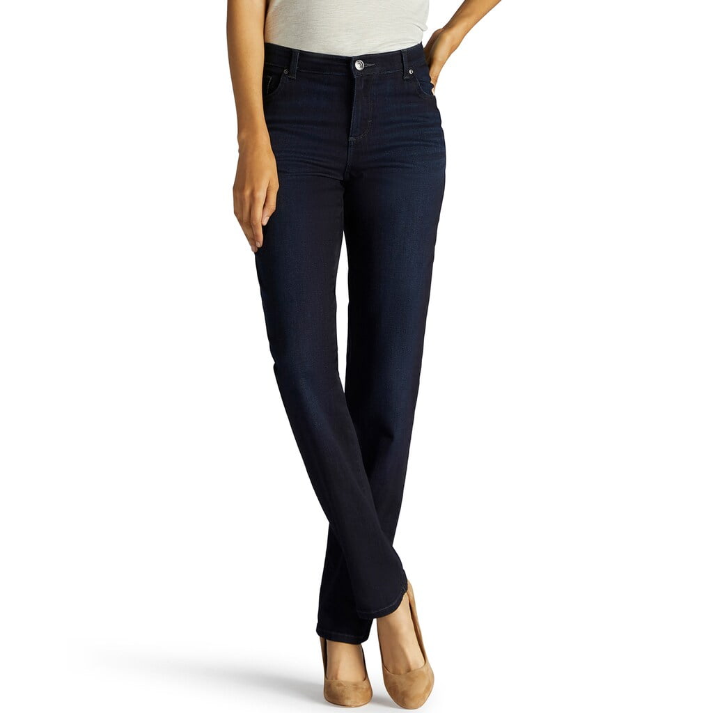Petite Lee Relaxed Fit StraightLeg Jeans Niagara