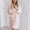 Pink, variant on Women's Hooded Plush Bathrobe, Ultra Soft Jacquard Fluffy Robe with Pockets, Cozy Fuzzy Loungewear, Soft Fuzzy Nightgown