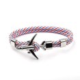 thumbnail image 1 of Nuevas pulseras de ancla de avión de metal para hombres y mujeres con dije de paracord - Código de modelo 11 12096 11, 1 of 5