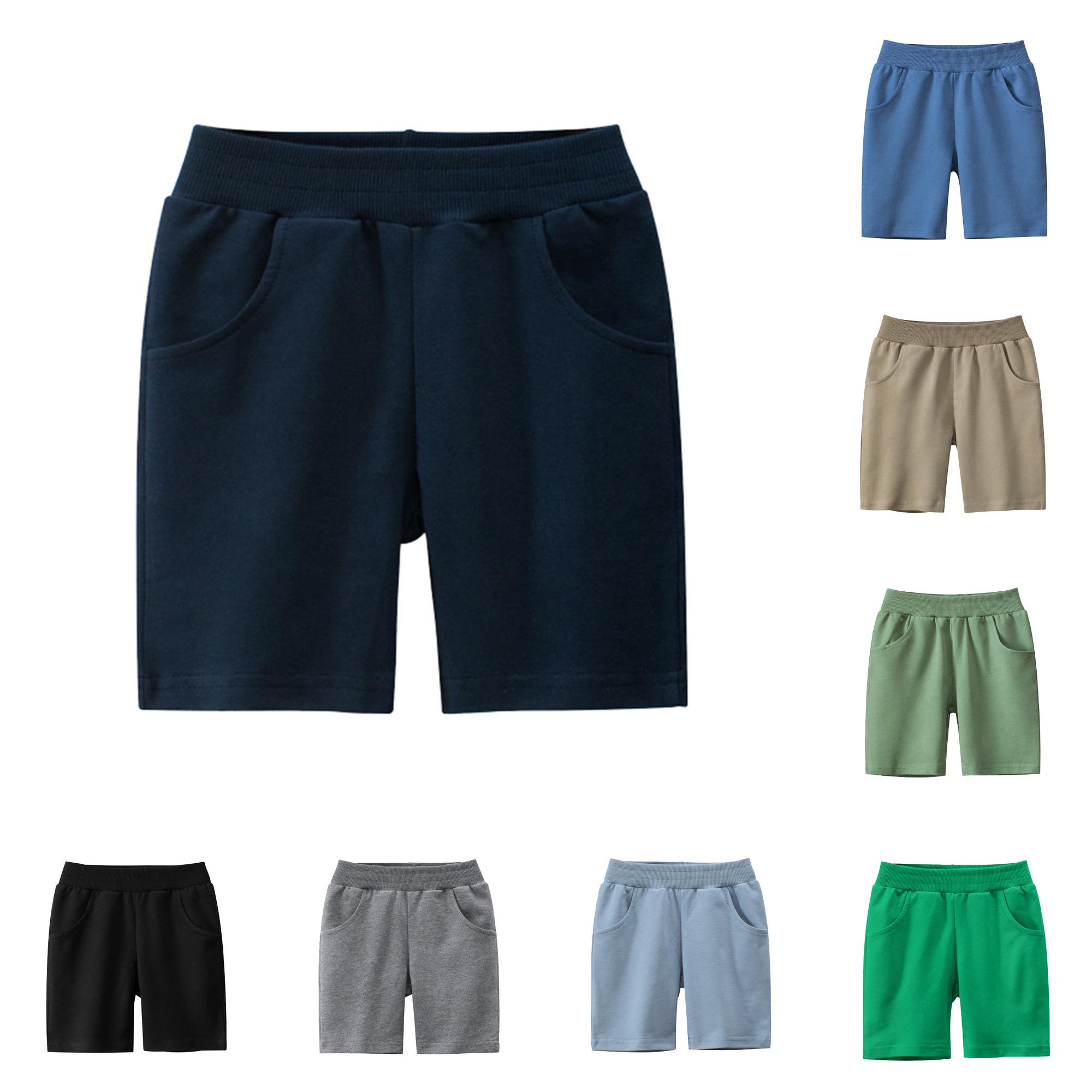 NinXxx Boys Sport Casual Shorts Toddler Cargo Beach Pants Navy 1-2 Years