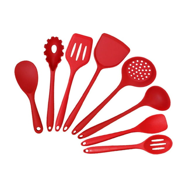 Kitchen Utensils Set,High Temperature Counteractive Nylon Shovel Kitchen Utensils Non-Stick Pot Spoon Shovel 6-Piece Set Kitchen Spoon Cooking Pot Shovel Colander Set,Cooking Utensils Set