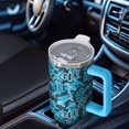 thumbnail image 5 of Camouflage 40oz Tumbler– Stainless Steel Insulated Tumbler with Handle and Straw, Large Capacity Travel Cup for Hot & Cold Drinks, 5 of 6