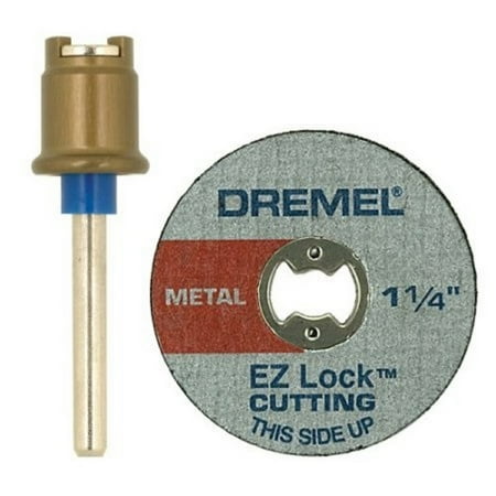 - Dremel EZ404-01 EZ Lock Mandrel and Metal Wheel Set for Rotary Tools