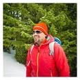 thumbnail image 4 of ZWP Bright Color Firefighter Reflective Beanie Winter Safety Night Running Knitted Hat Warm Cuff Hat, 4 of 5