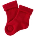 thumbnail image 4 of Lian LifeStyle 1 Pair Children Wool Crew Socks. , Soft and Durable HRL1801 Size Color 6M-12M (Red), 4 of 6