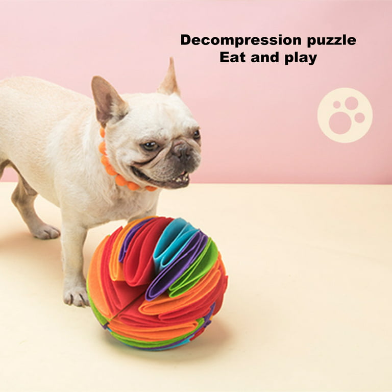 Ablechien Interactive Dog Toy Rainbow Snuffle Snake Dog Treat Toy Snuffle  Toy Puzzle Toy Dog Enrichment Toy Toys for Large Medium Small Dogs to Keep