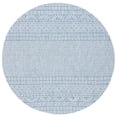 thumbnail image 2 of SAFAVIEH Courtyard Evander Geometric Indoor/Outdoor Area Rug, Blue/Navy, 7'10" x 7'10" Round, 2 of 8